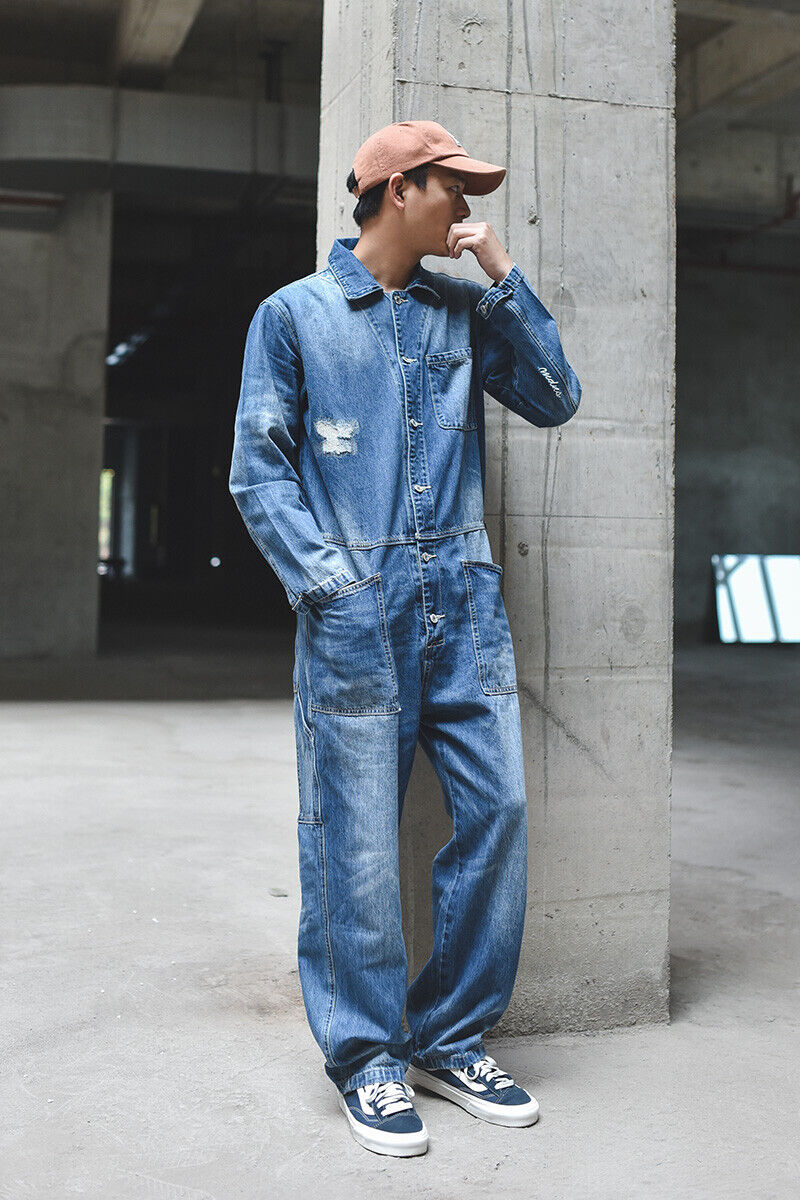 Mens Denim Romper