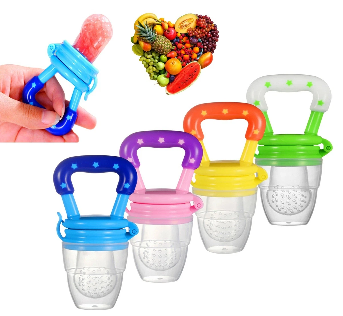 Baby Feeder Pacifier Food Feeding Fruit Fresh Silicone Teether