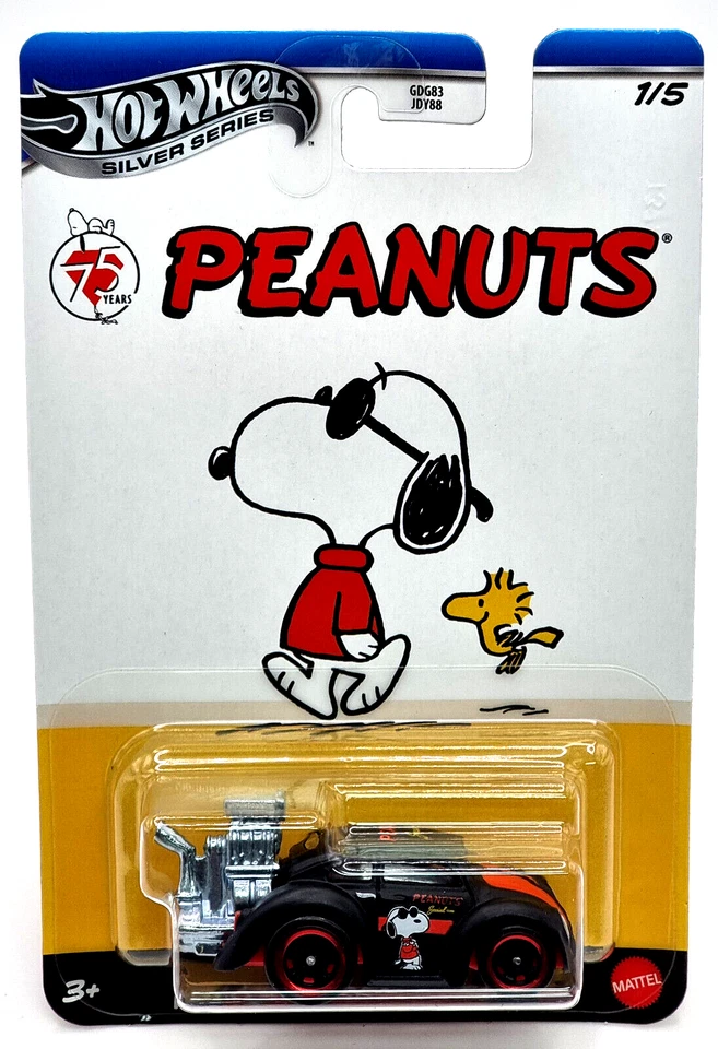 Hot Wheels car Silver Series Peanuts Auto Volkswagen Beetle 1/5