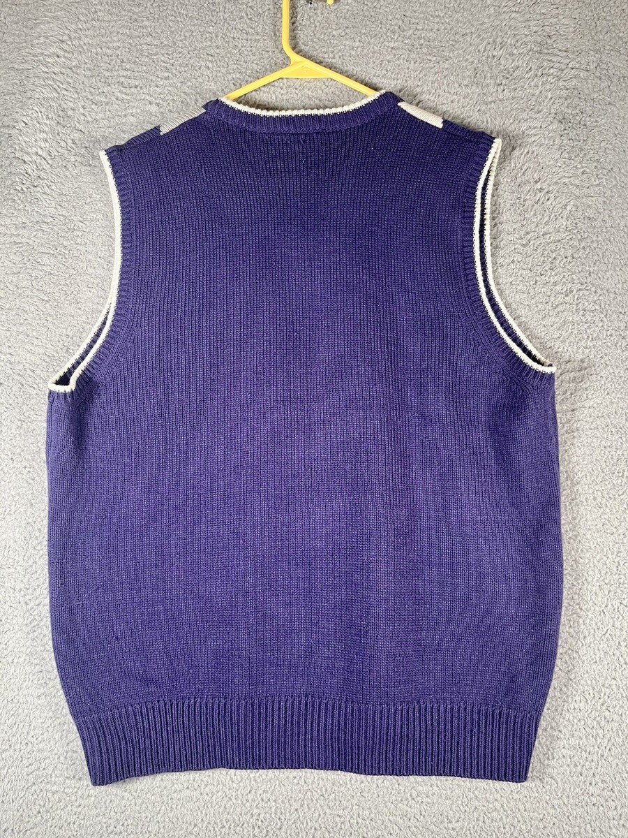 90s Archive A.P.C.　Argyle Wool Vest Vintage 80s/90s Wool Knit Woodward Argyle Sweater Vest