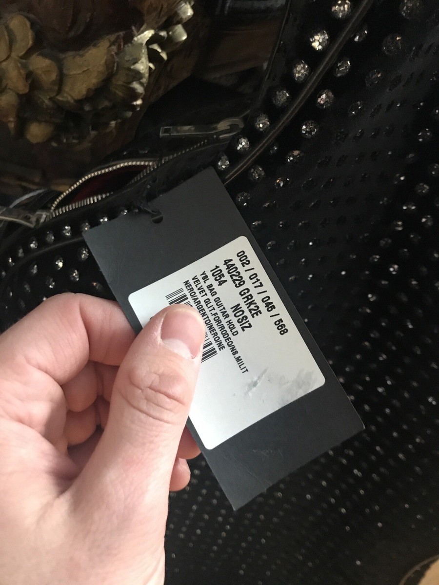 Rare Saint Laurent Velvet Electric Guitar Case New with Tags Rare Saint Laurent Velvet Electric Guitar Case New with Tags