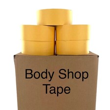 24 Rolls 2” X 60 Yards Yellow Automotive Painters Masking Tape BODYSHOP USA Made