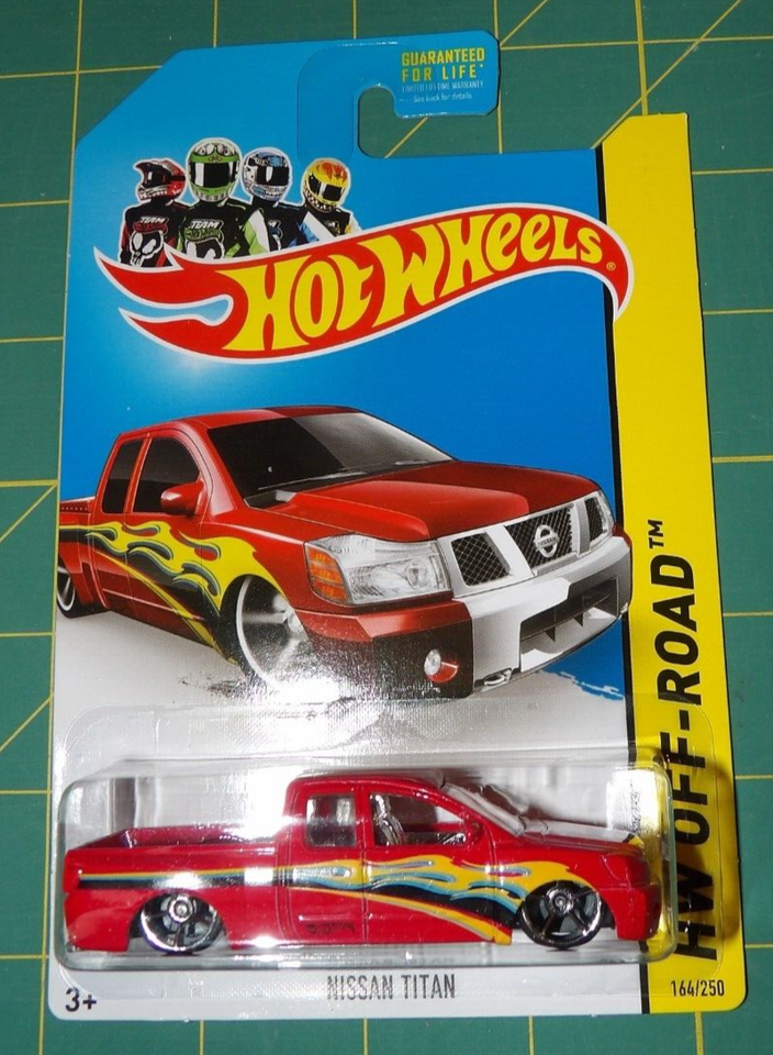 2013 Hot Wheels HW OffRoad NISSAN TITAN Kmart Color Exclusive Red