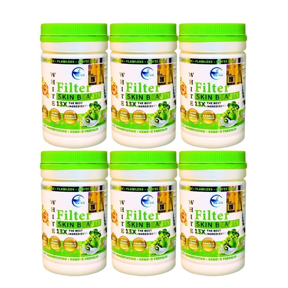 1-6x Phyto Filter White Double Collagen Skin Beauty Anti Aging Aufhellung