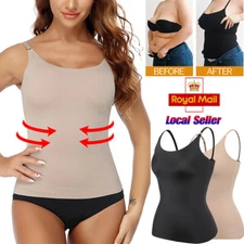 Women Shaper Camisole Tummy Control Vest Tops Slimming Body Shapewear Cami Tank