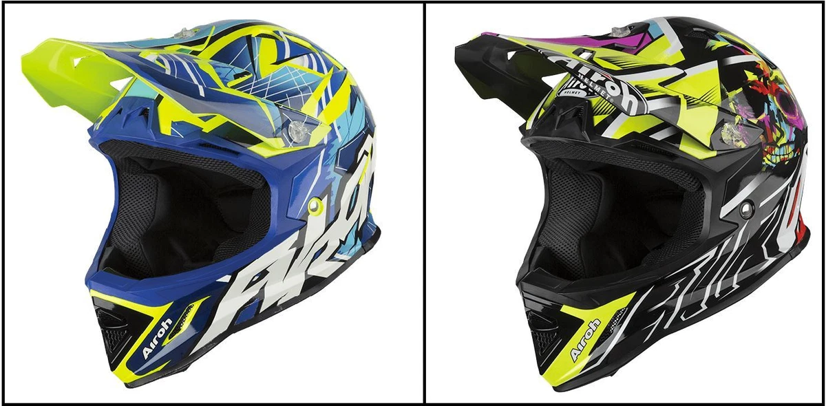 Airoh Thermoplastic Archer Junior Kids Motocross Off Road Motorcycle Bike Helmet