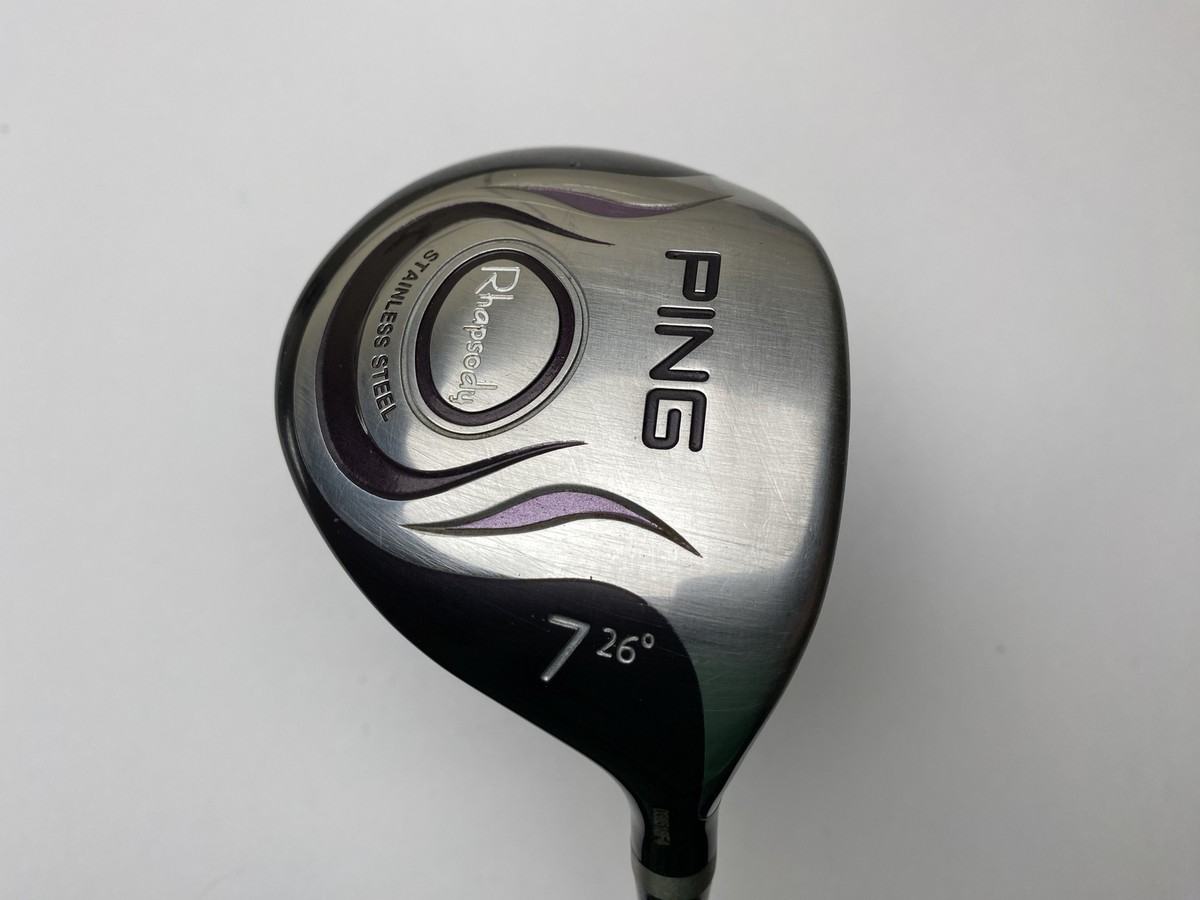 ピン　ラプソディ　フェアウェイ　7W-26 クラブ　右打ち　レディース Ping Rhapsody 7 Fairway Wood 26* TFC 129 F Soft Regular Ladies