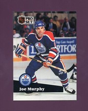 1991 Pro Set Joe Murphy #68 French Set - Edmonton Oilers