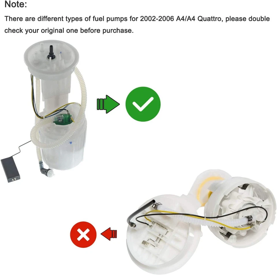 Conjunto de módulo de bomba de combustible E8476M para Audi A4 2002 2003 1,8 L 3,0 L Foto 3 de 4