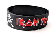 Rock Band Music Bracelets - Iron Maiden Silicone Bracelet Punk Music Wristband