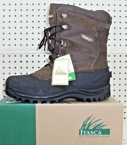 New-ITASCA-Men-039-s-Ketchikan-Hunting-Hiking-Winter-Boots-Brown-Size-12