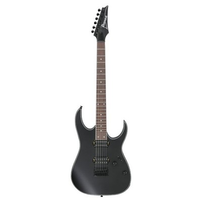 Ibanez E-Gitarre RG421EX schwarz flach feste Brücke HH Quantum Tonabnehmer Ko...