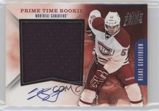 2011 Prime Time Rookie Materials Signatures 44/50 Blake Geoffrion #40 Auto 05u8
