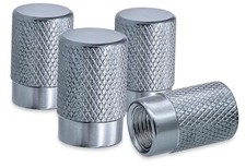 4PCS Tire Valve Stem Caps, Corrosion Resistant Leak-Proof, with 4 pcs Gray