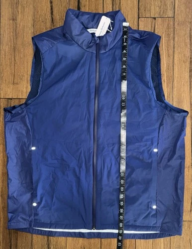 Tommy Bahama IslandZone Laguna Coast Softshell Vest Full Zip Pockets Blue XL image 8