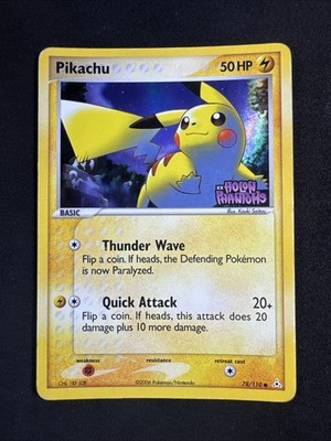 Pikachu 78/110 Holon Phantoms Reverse Holo Pokemon