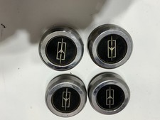 1977-1981 Oldsmobile Black Metal Wheel Center Cap Set Of 4