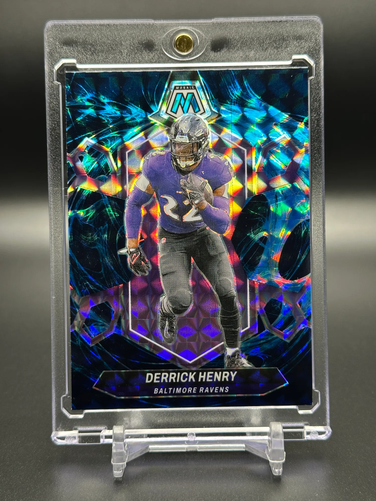 Derrick Henry 2024 Panini Mosaic - Genesis Mosaic Prizm #16 SSP Case Hit