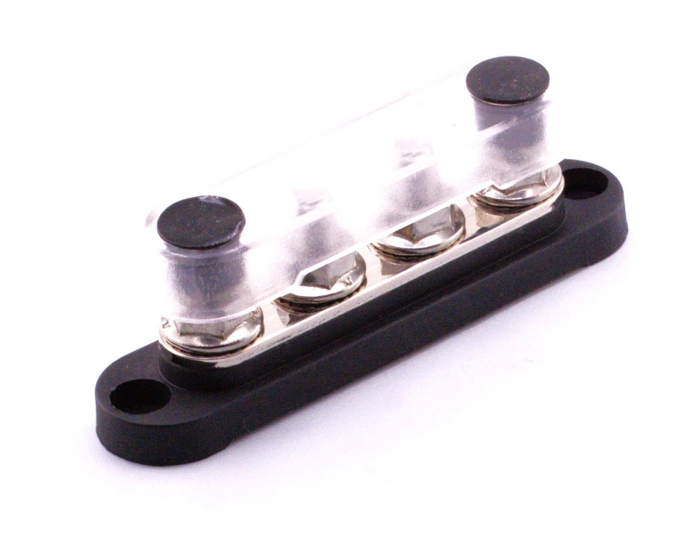 12V 150A Marine Bus Bar Power Distribution Block -4 Stud - 12-48V Car Boat RV - Image 4 of 4