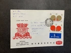 Hong Kong 1972 FDC 1st day cover to the USA Lunar New Year Kowloon cancel