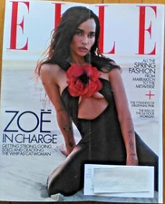 ELLE MAGAZINE MARCH 2022 with ZOE KRAVITZ on cover, BRAND NEW