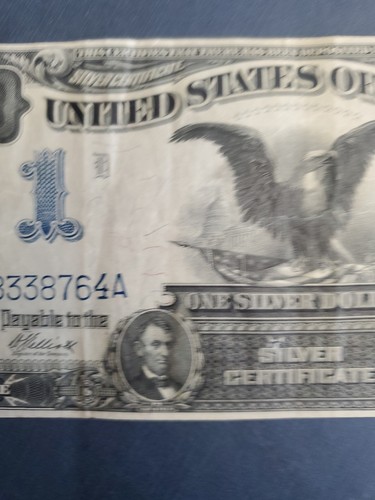 1899 $1 Silver Certificate "BLACK EAGLE" Elliot -white NICE! - Picture 6 of 14