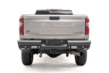 Fab Fours Ch20-u4950-1 Black Steel Elite Bumper Truck Rear