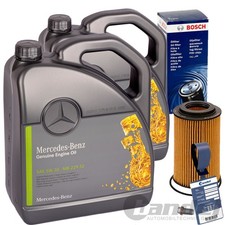 BOSCH ÖLFILTER 1457429263+ORIGINAL 5W30 für MERCEDES CLK CLS SLK SL C E G KLASSE