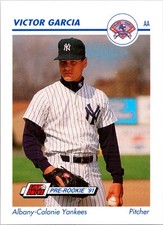 Victor Garcia 1991 Line Drive AA #5 Albany-Colonie Yankees