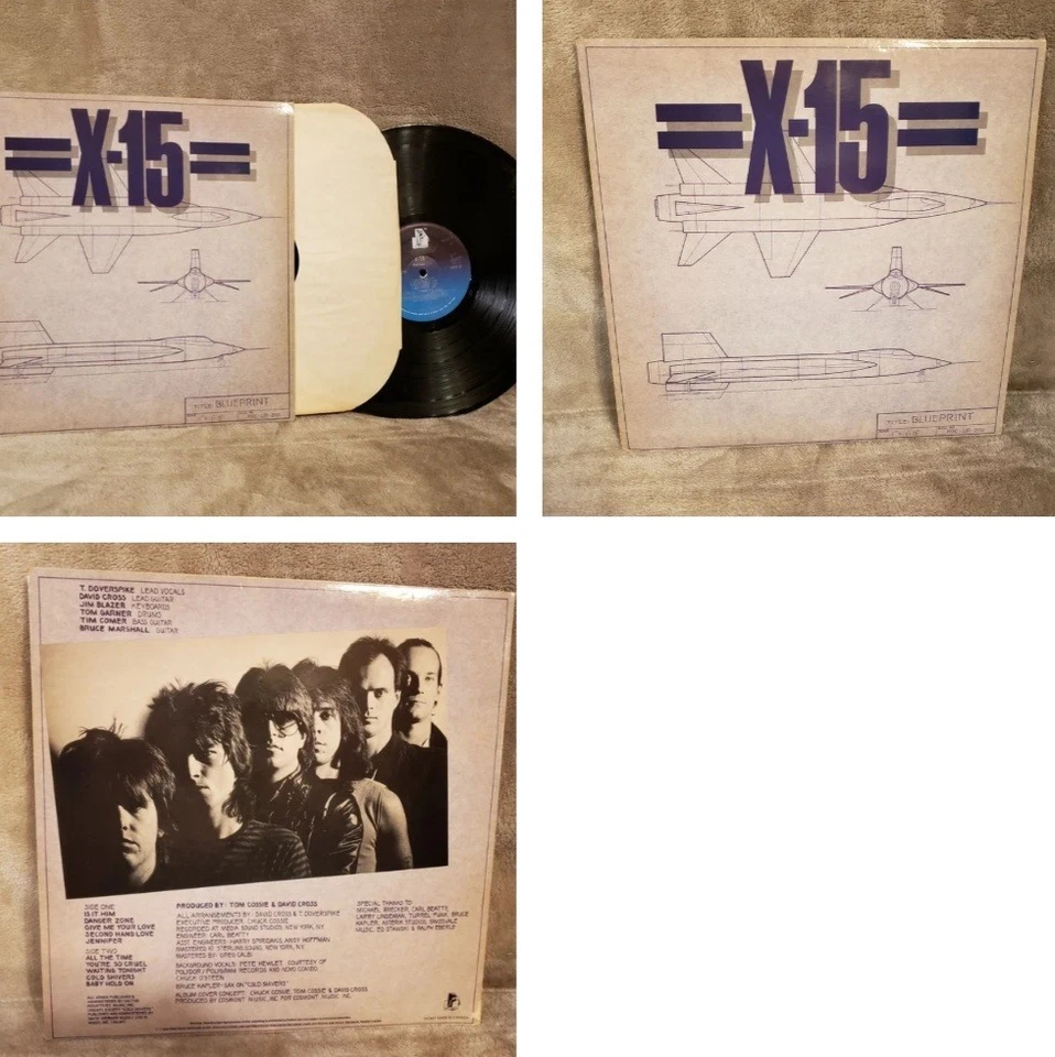 1982 X-15 Blueprint US Rock LP Precision PRC LP 21018 NM/VG Foto 2 de 2
