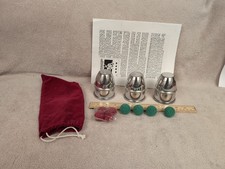 Aluminum Chop Cups And Balls Combination Magic Trick