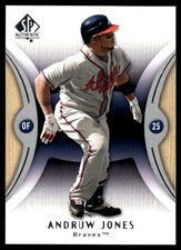 Andruw Jones 2007 SP Authentic #2 Braves MLB READ FREE SHIPPING AutographDen
