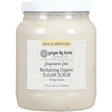 Ginger Lily Farms Botanicals Revitalizing Organic Sugar Scrub, All-Natural... 