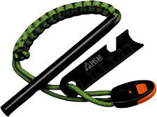 12.7 Cm Ferrocerium Ferro Rod Flint Fire Starter Waterproof for Camping, Hiking