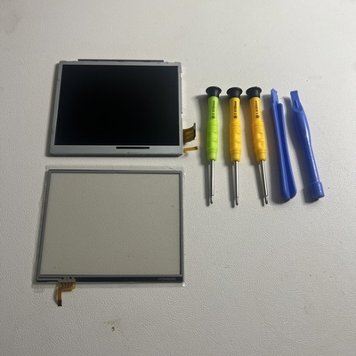 #ad Nintendo DSiXL DS I DSi XL Bottom Lower LCD Screen Display Replacement W Tool $26.99