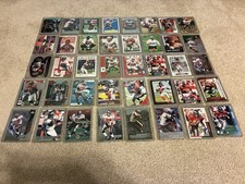 40 Football Card Lot of Warrick Dunn - RB for Tampa Bay and Atlanta. 7 Rookies!