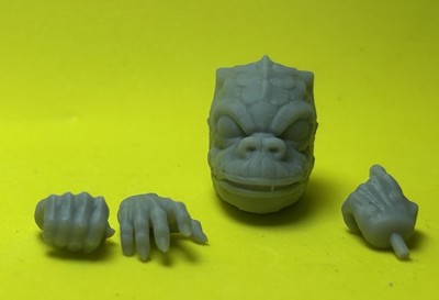 Star Wars Saurin Kopf und Hände Maßstab 1:16 3D Druck