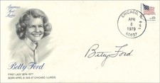 BETTY FORD - SPECIAL COVER SIGNED