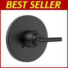 Single-Function Black Shower Trim Kit