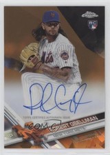2017 Chrome Sapphire Edition Orange Refractor 4/25 Robert Gsellman Auto 0c2