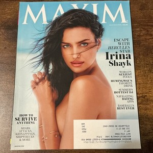 Maxim Magazine July/August 2014 Issue English Lifestyle Topic Irina Shayk