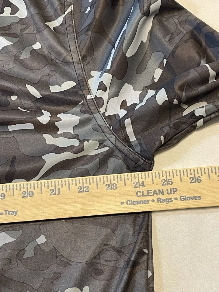 AFTCO Performance AFtech 钓鱼衬衫长袖迷彩男式 2XL — 第 3/4 张图片