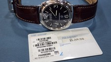 2018 Panerai Watch PAM00380 Radiomir Black Seal 45mm Steel Case Black Dial Card 7