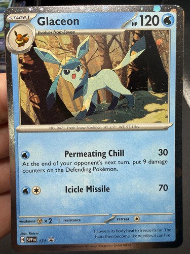 Glaceon (Cosmos Holo) 171 Promo Scarlet & Violet Promo Near Mint