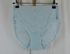 Wacoal Women's High Profile Hi Cut Brief Panty Pastel Blue Size Large