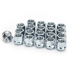 KSP 1/2-20 Lug Nuts Open End, 20PCS 1/2x20 1/2"-20-Hex 19mm, Chrome 