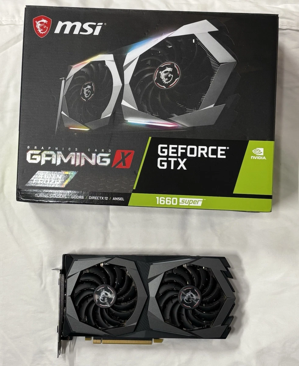 MSI NVIDIA GeForce GTX 1660 NVIDIA Computer Graphics Cards for