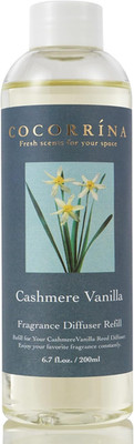 Cocorrína Reed Diffuser Refill - Cashmere Vanilla 6.7 Oz. Scented Oil for Reed D