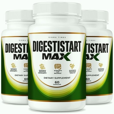 Digestistart Max - Digesti Start Max Cleanse & Detox Support for Gut - 3 Pack