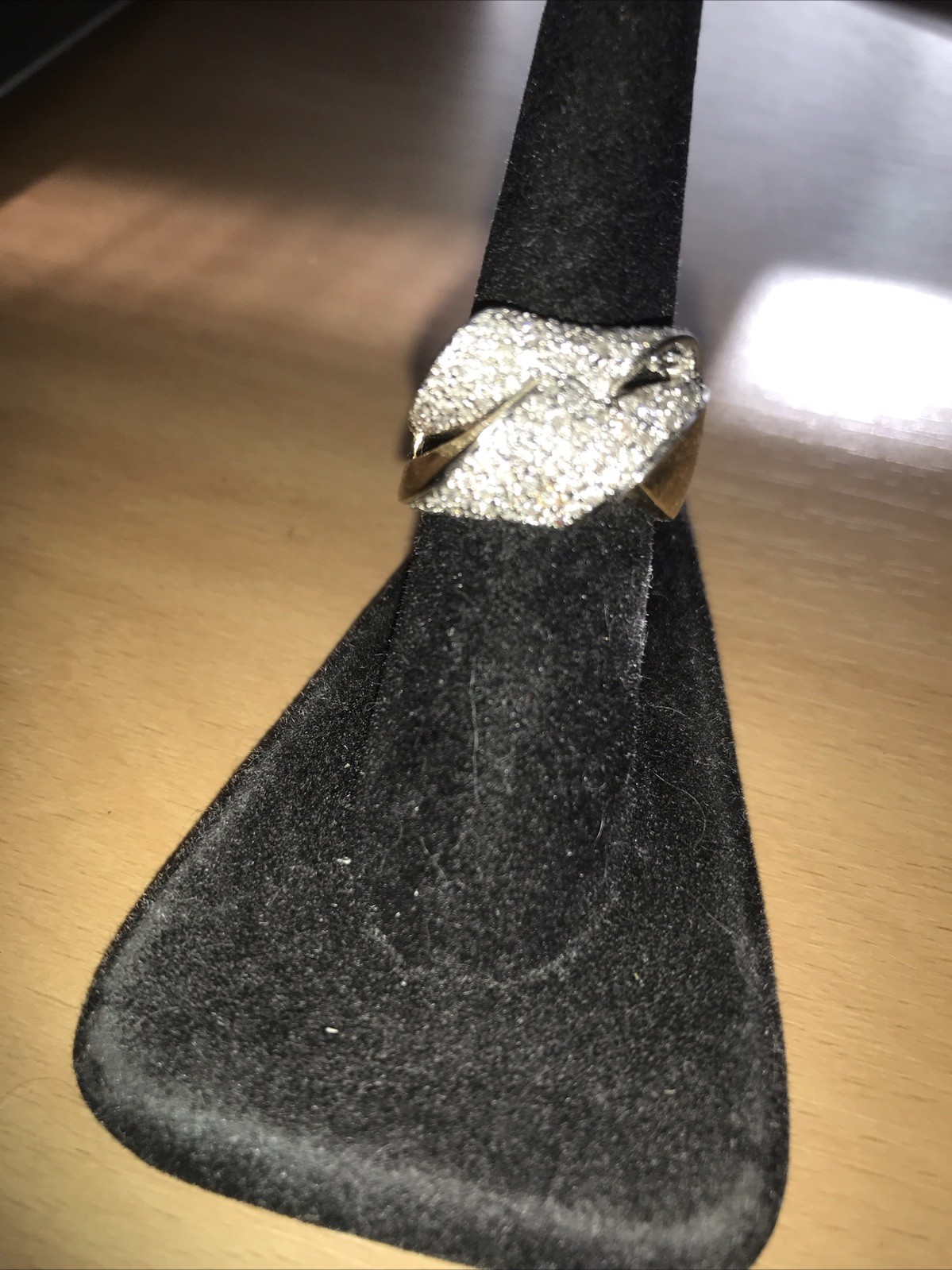 14K Yellow Gold Pave Diamonds Ring Total Weight Diamonds 1.12C,TWGOLD 7gram